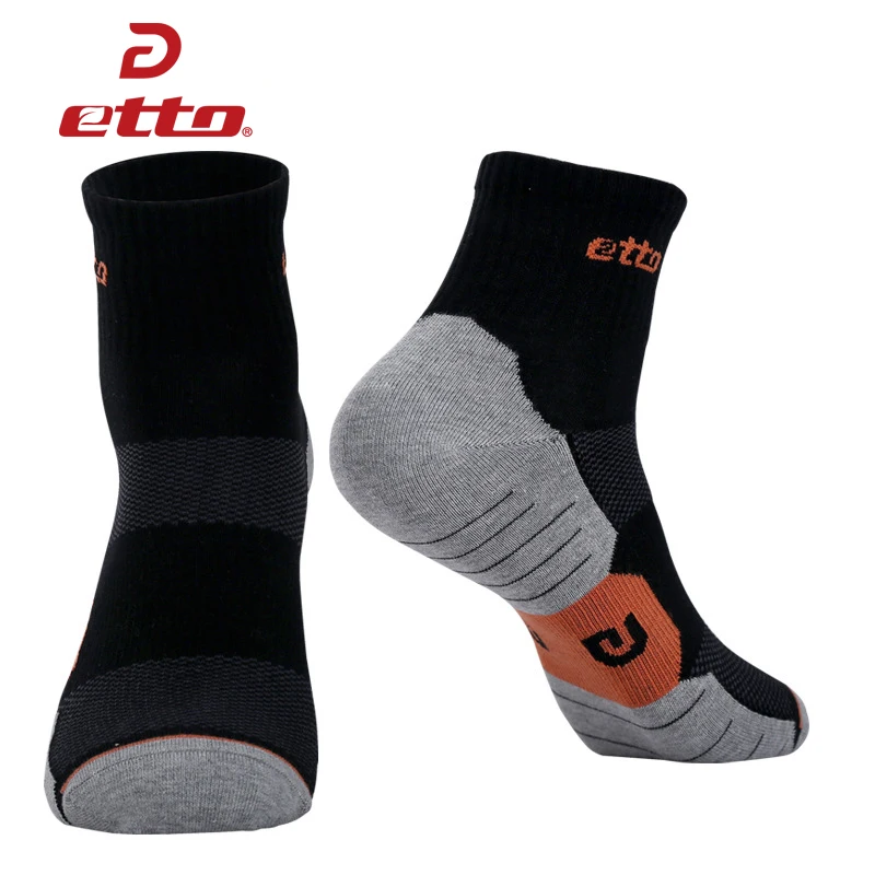 ETTO 3 Pairs / Lot Men Brand Professional Sports Socks Cycling Running