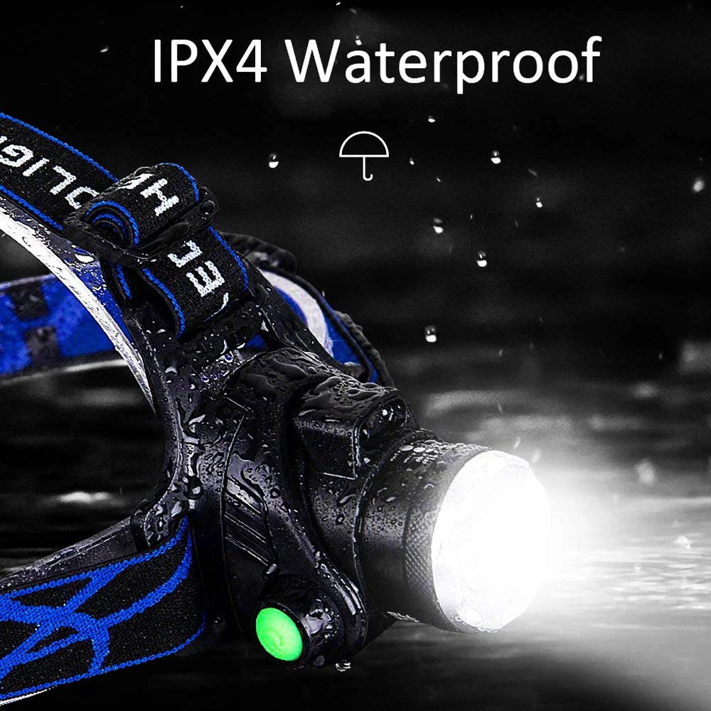 Светодиодный налобный фонарь LightingView 3 режима масштабируемый водонепроницаемый