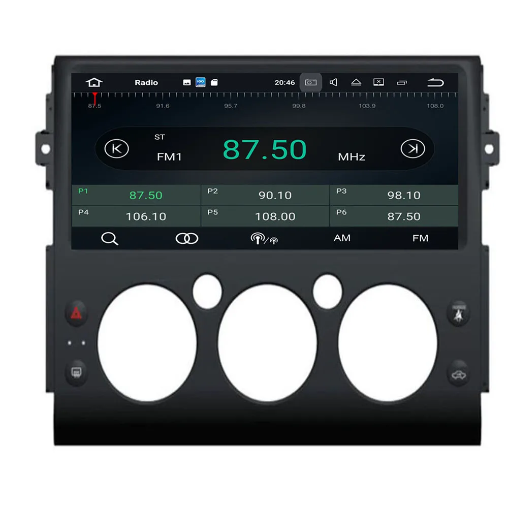 Cheap 4GB RAM Octa Core Android 9.0 Car DVD Player For Toyota FJ Cruiser 2007 2008 2009 2010 2011-2019 Radio GPS Navigation BT 2