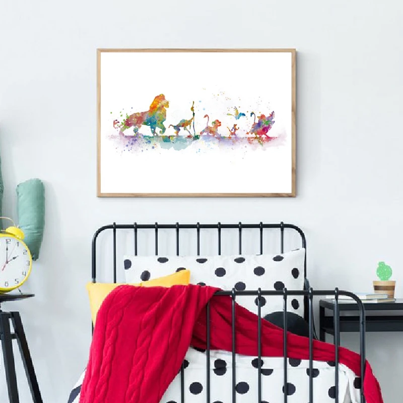 Lion King Canvas Print Kids Room Decor