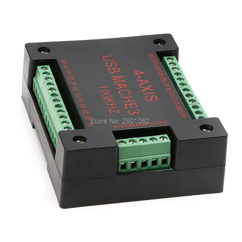 CNC USB MACH3 100 кГц секционная плата 4 оси интерфейс драйвер контроллер движения J08 Прямая поставка