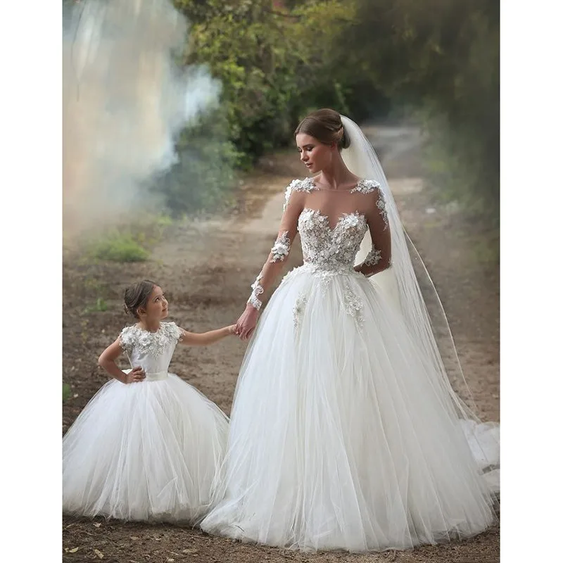 vestido de noiva com manga transparente