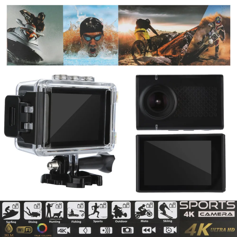 

2.35 Inch LCD Screen HD Action Sport Camera DV DVR Cam Camcorder Water Resistant 12.17