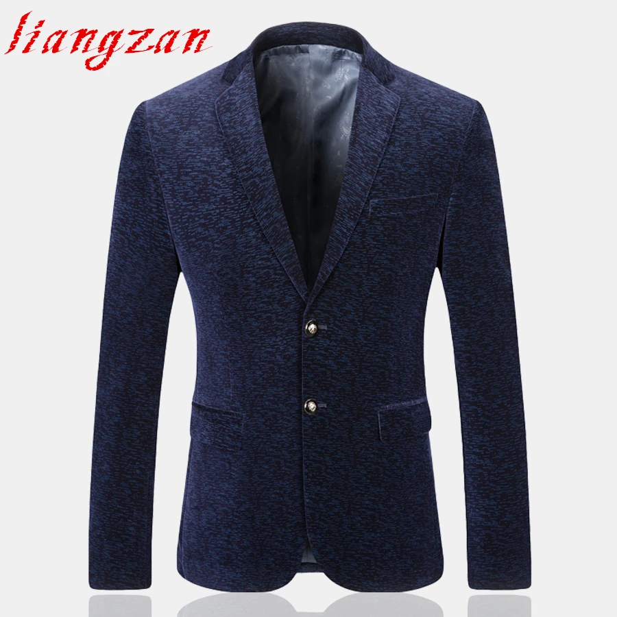 Men Blazer Suit Brand Slim Fit 2017 New Casual Dress Blazer Suit Male