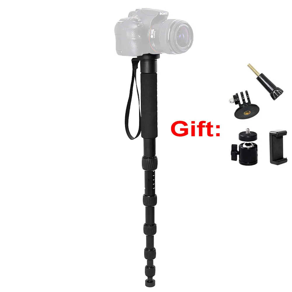 Portable Professional DSLR Camera Tripod Monopod 1560mm Alumninum