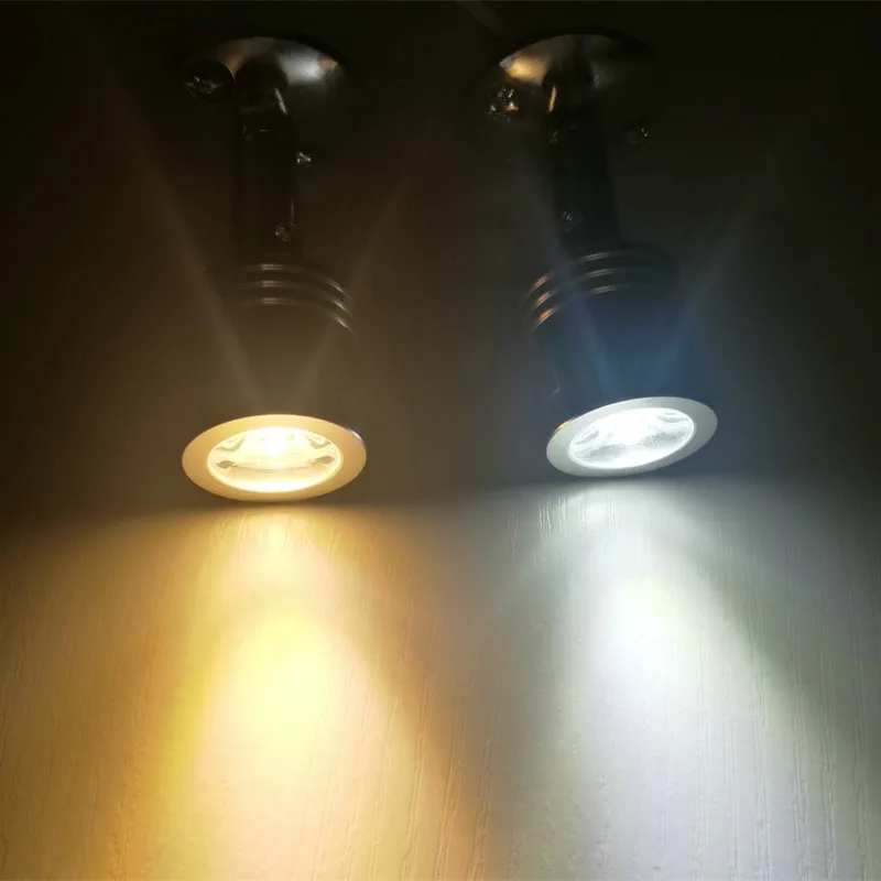

LED Spotlights Mini led ceiling Down lights DC12V Surface Mounted Light bulbs for cabinet counter showcase