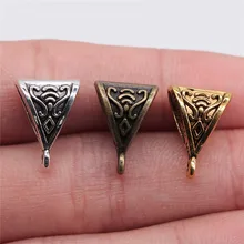 4 piezas, 16x11x9mm, 3 colores, broches, broches, conectores, cuentas, joyería, cuentas europeas