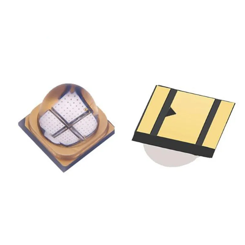 50 шт. 3 Вт 10 светодиодный SMD3535 6565 чип УФ нм высокомощный светлый бисер керамическая