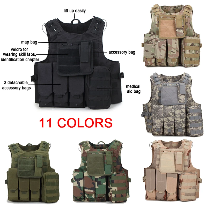 Usmc airsoft cs colete tático militar molle