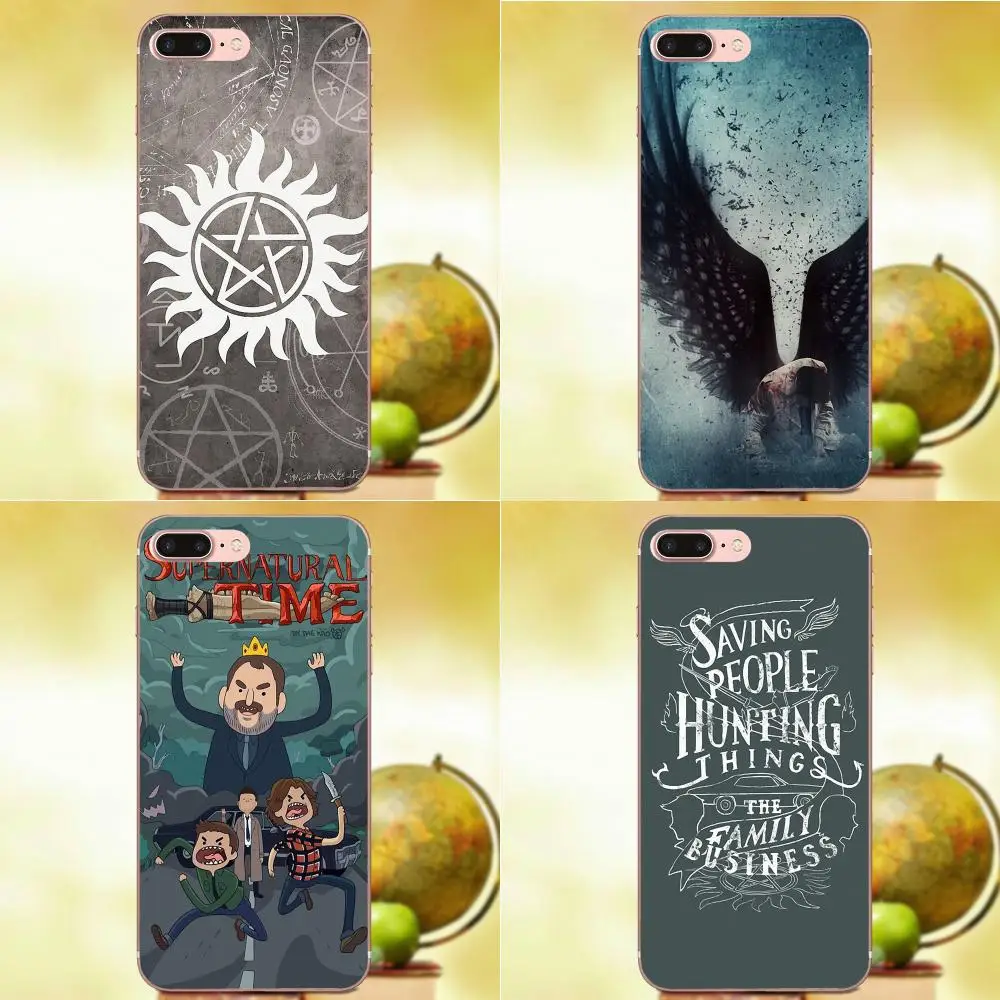 Чехол для телефона Minions Supernatural Apple iPhone 4 4S 5 5C 5S SE 6 6S 7 8 Plus X XS Max XR|Чехлы-накладки| |