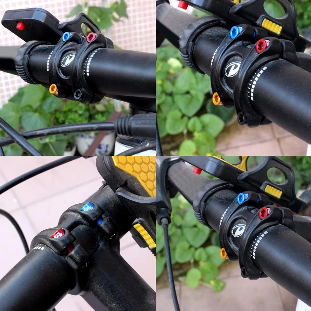 8 шт. M5x17mm высокопрочный велосипедный болт для гарнитуры MTB дорожный велосипедный сплав Шток Замена авто крепеж красный