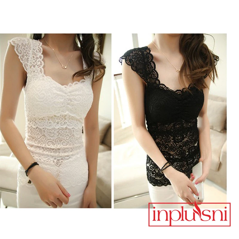 Inplusni women suspenders featuring a distinctive vest lace lady camisole harness vest sexy camisoles women vest tanks