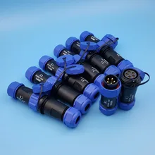 1 комплект SP21 2/3/4/5/7/9/12 контактный кабель для стыковой Водонепроницаемый IP68 мужской и женский круговой авиационный разъем