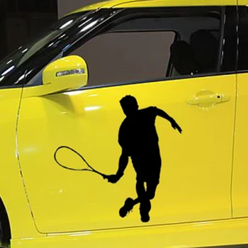 

58cm x 56cm 2 X Men's Tennis Forehand Ball (one For Each Side) Car Sticker For Cars Door Side Truck Window Vinyl Decal 13 Colors