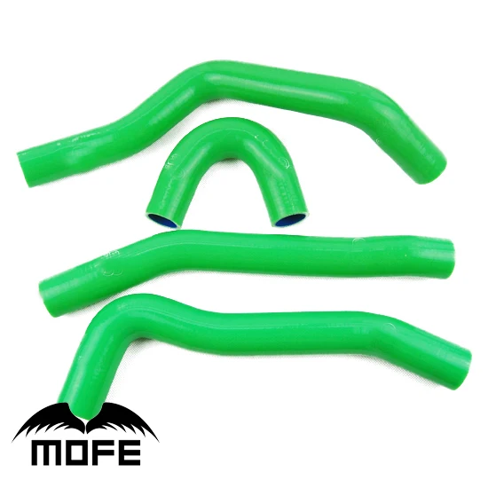 4 шт. набор зеленых силиконовых радиаторов для Mitsubishi Lancer EVO 10|coolant hose kit|hose kitsilicone