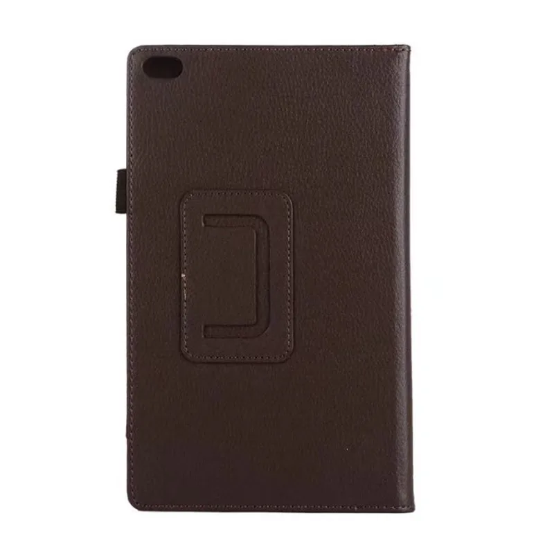 Чехол-накладка для lenovo Tab 7 Эфирное TB-7304F TB 7304F 7304 7304i 7304X7,0 дюймов чехол для планшета с кронштейном Flio из искусственной кожи - Цвет: brown