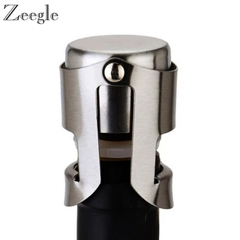 

Champagne Sparkling Wine Bottle Stopper Sealer Plug Stainless Steel Wine Bottle Stopper Sealer Bar Supplies Wine Plug Accessory