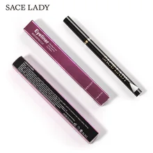 SACE LADY жидкая подводка для глаз водостойкий Макияж Черный подводка для глаз долговечная пятнистая Косметика KG66