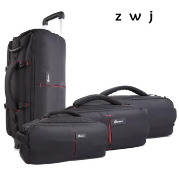 

High-capacity photography Travel Bag Rolling Luggage Multi-function Camera Backpack Suitcase On Wheel