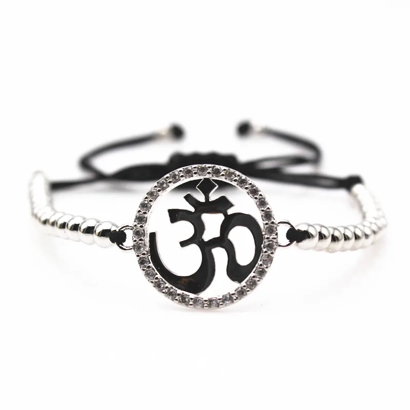 Famous Om Men Jewelry Micro Cz Beads Braiding Macrame Mens Famous Om Men Jewelry Micro Cz Beads Braiding Macrame Mens Bracelets Bangles Women In Id From Accessories On Aliexpress