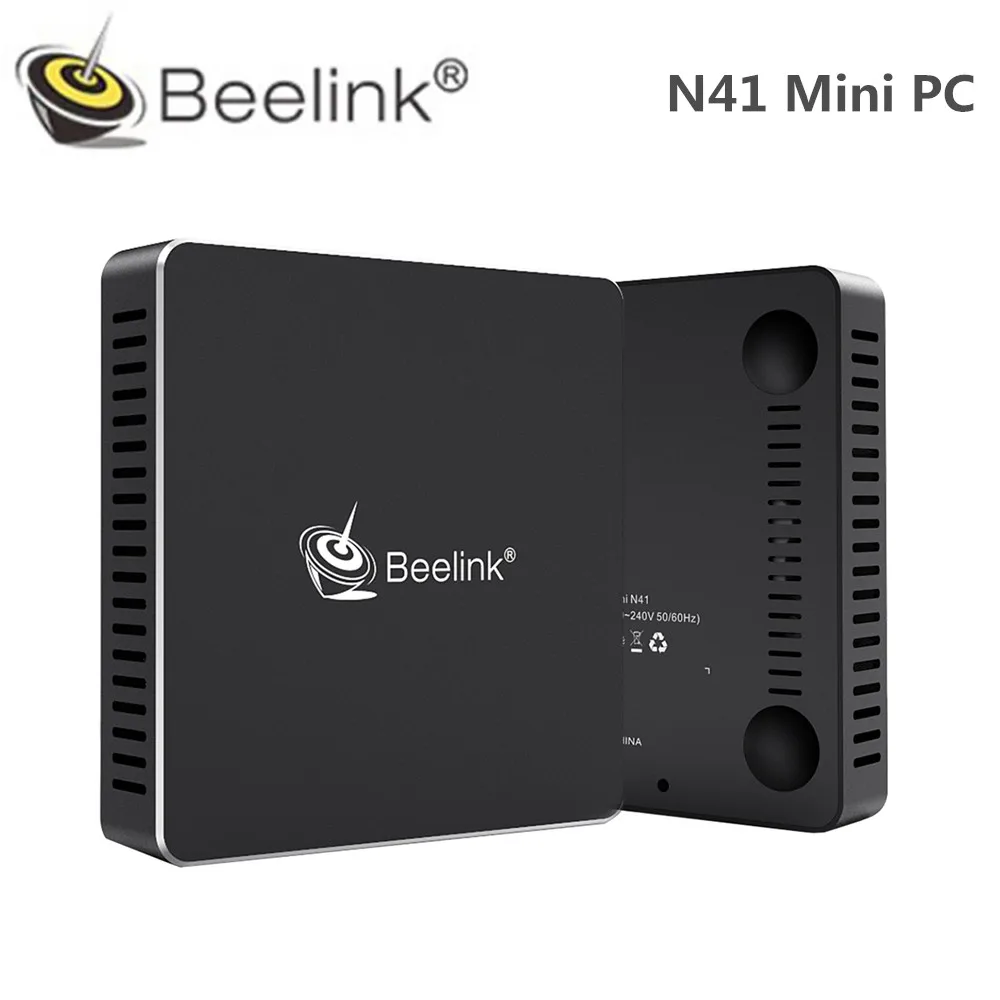 

Beelink N41 N4100 Mini PC Intel Gemini Lake N4100 Intel HD Graphics 600 6GB RAM 128GB SSD 2.4G 5.8G WiFi 1000Mbps 4xUSB3.0 BT4.0