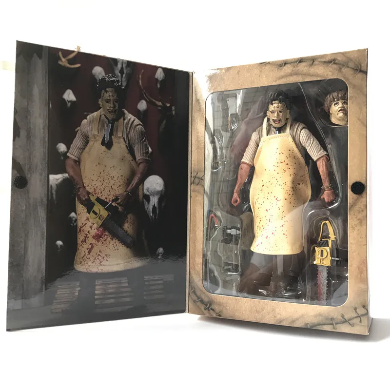 

18cm NECA 40th Anniversary Ultimate Leatherface Classic Terror Movie The Texas Chainsaw Massacre Action Figure
