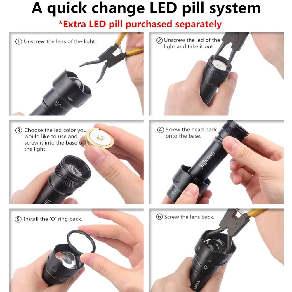 How to change LED pill