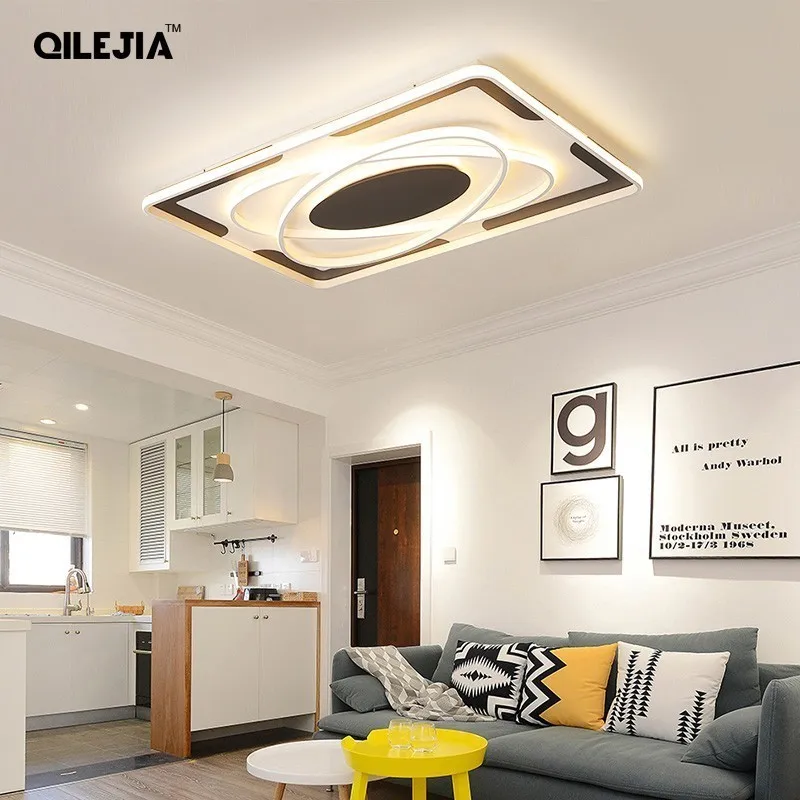 

Living room Ceiling lamp square for 10-25 square meteres bedroom dimmer light ceiling fixtures lamparas de techo abajur