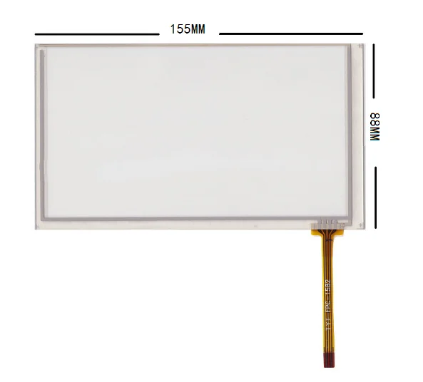 

155mm*88mm HSD062IDW1 TM062RDH03 PM065WX3 GPS navigation vehicle 6.2 inch 155*88 resistive touch screen free shipping