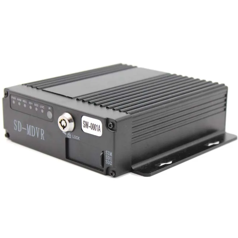 Sinairyu MINI Realtime Car Mobile DVR 4CH Video/Audio Input H.264 SD card AVI with IR Remote Controller Encrption