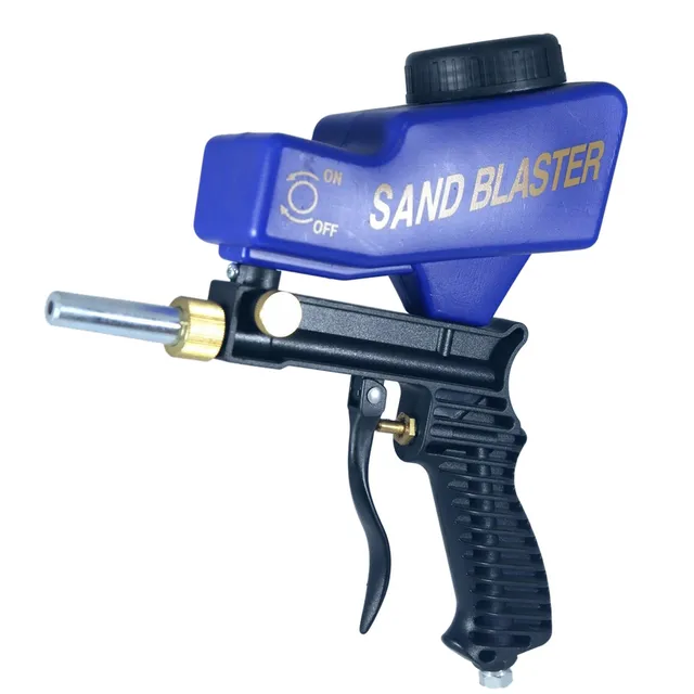 Rust Removal Sandblasting Gun Portable Sand Blaster Rust Media Blasting