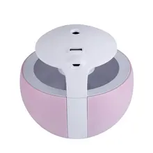 450 мл USB увлажнитель воздуха с шариком, семь цветов, Ночной светильник, таймер, увлажнитель воздуха, распылитель, увлажнитель воздуха для дома и офиса, увлажнитель воздуха