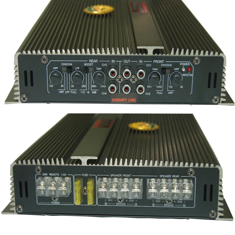 Супер Мощность 3200W 4CH 12V авто усилитель HiFi с высокой точностью High End стерео громкий