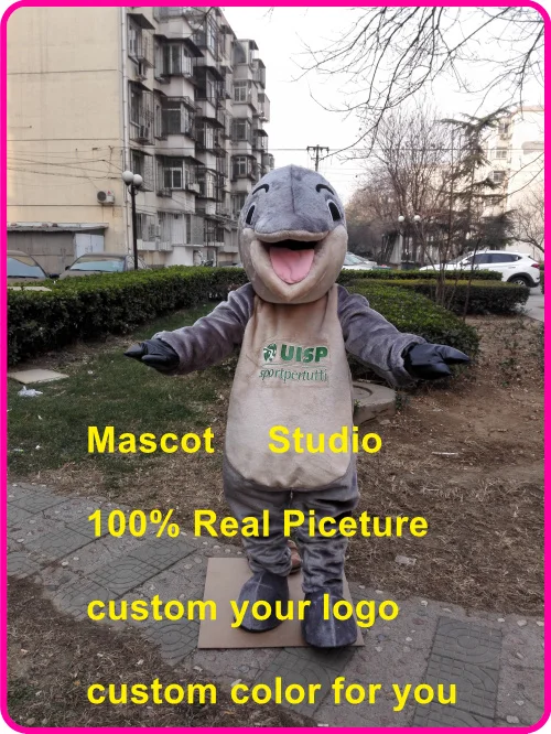 

dolphin mascot costume grey dolphin custom fancy costume anime cosplay kits mascotte fancy dress carnival costume41590