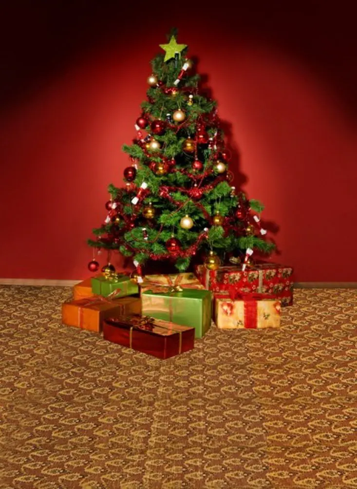

5x7ft Christmas Tree Gift Photography Backdrops Photo Props Studio Background
