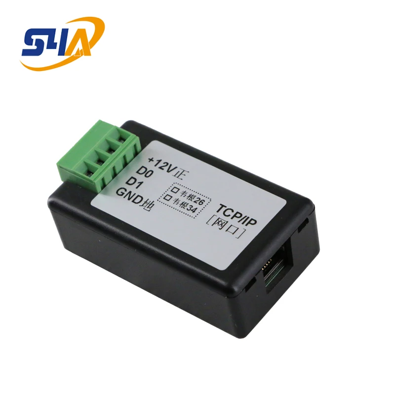 Преобразователь WG26 в TCP Wiegand 26 TCP/IP TCP/IP| |
