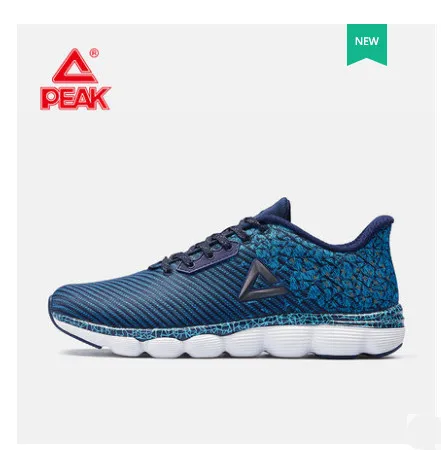 

Peak male 2018 autumn one flying woven cushioning authentic mesh breathable running shoes