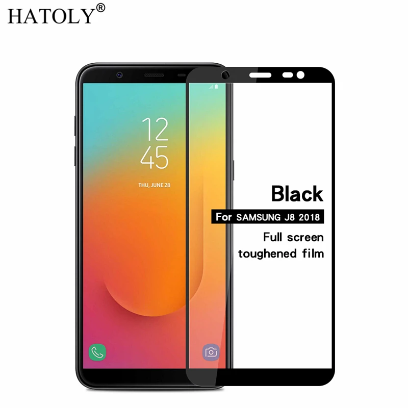 1 шт. закаленное стекло для Samsung Galaxy J8 2018 защита экрана J810F полное покрытие 3D пленка