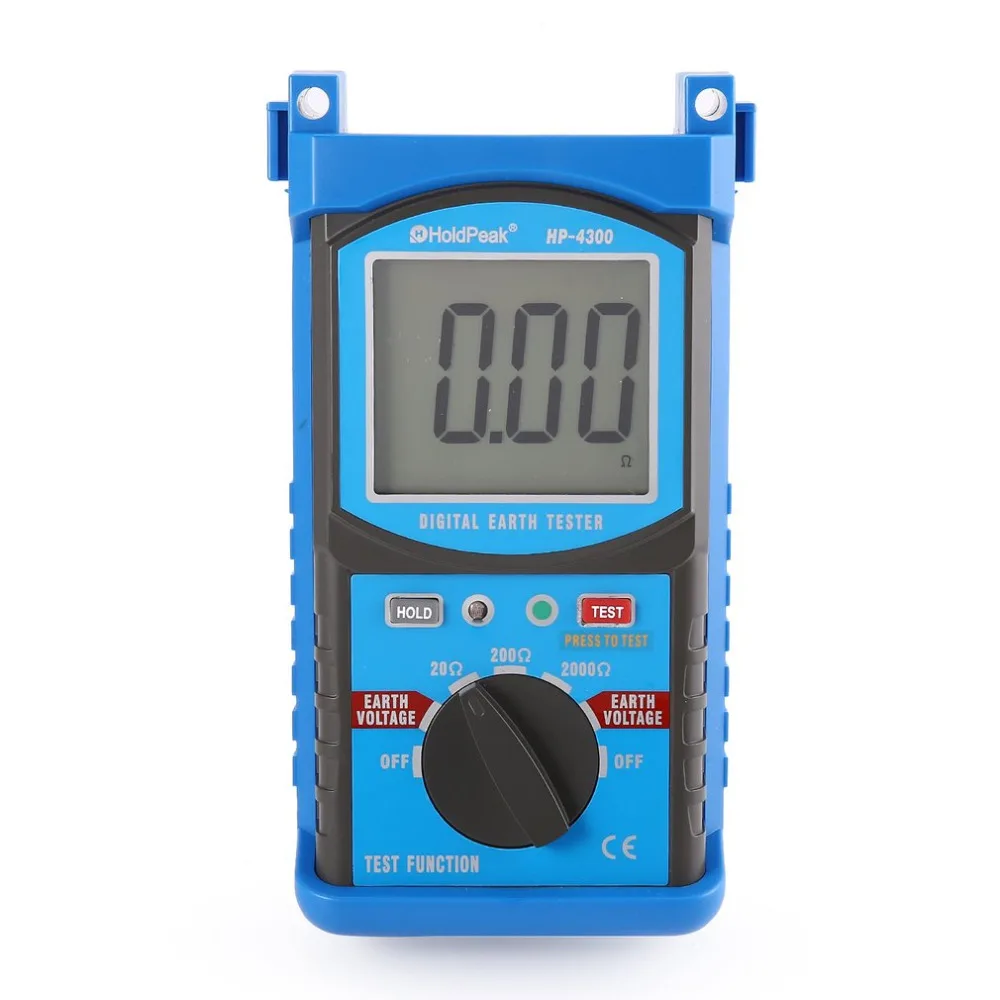 

HoldPeak Resistance Tester Digital Earth Ground Resistance Meter Megohmmeter