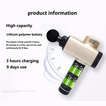 Терапевтический массажер пистолет 4600р/мин Профессиональный 4 скорости Электрический массажер для тела вибрирующий мышечный массажер пистолеты расслабляющий мышцы инструменты