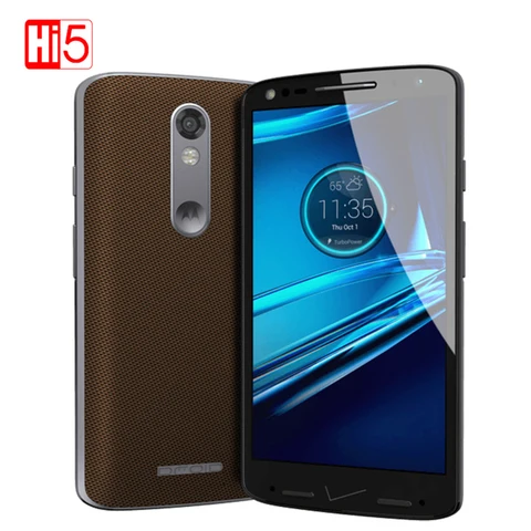Motorola DROID turbo XT1585 3GB RAM 32GB ROM LTE Mobile Phone 21MP 2560x1440 5 4  64bit Snapdragon810 Moto DROID turbo