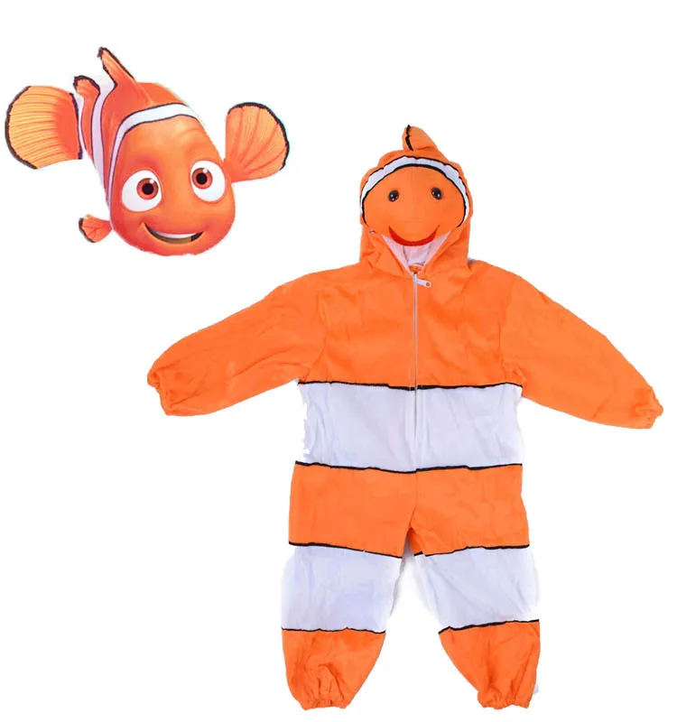 

Halloween Adult kids Boys Seabed animals NEMO Cosplay Costumes clothes Stage Amphibian costumes child Animal NEMO Jumpsuits