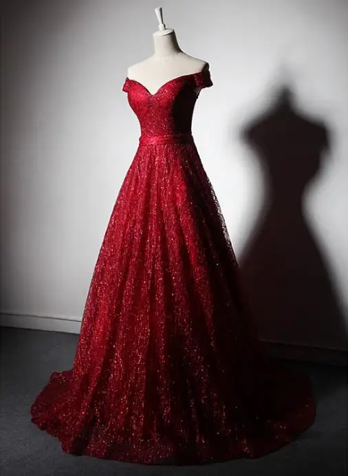 VENSANAC 2018 Vintage Sweetheart A Line Sequined Long Evening Dresses Lace Sash Sweep Train Party Prom Gowns VENSANAC 2018 Vintage Sweetheart A Line Sequined Long Evening Dresses Lace Sash Sweep Train Party Prom Gowns