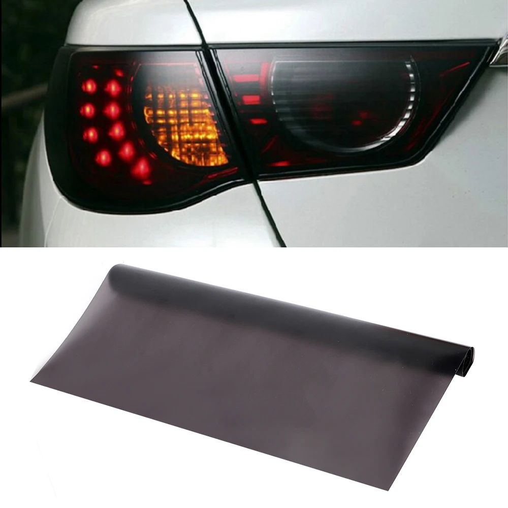 

30cm*100cm Tint Vinyl Film Auto Light Decals Protective Car Stickers Exterior Accessories Auto Lamp Cover