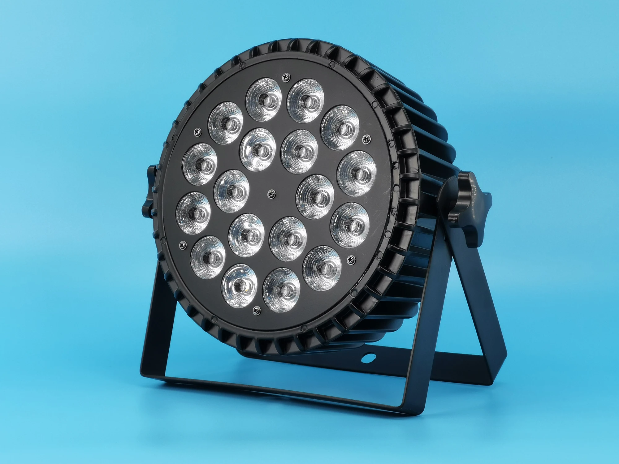 2 шт./18X18W Led par Светильник RGBWA + UV 6in1 литой алюминий 18 Вт led плоский сценический DMX512 DJ
