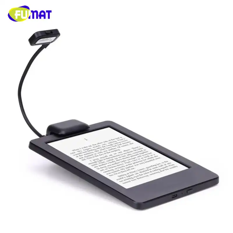 fumat luces led para lectura de libros electronicos clip con lampara de luz flexible para leer libros electronicos kindle pocketbook 3 uds