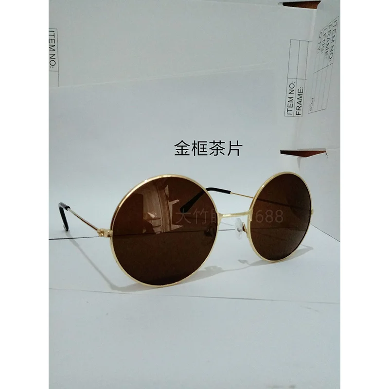 

Black Hot Rays Round Sunglasses Women Brand Designer Sun Glasses for Men Mirror UV400 Oculos De Sol Masculino 3021#0314-22