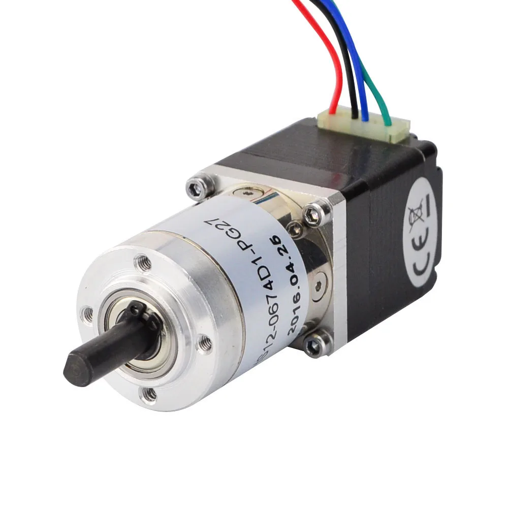 

Nema 11 Stepper Gear Ratio 27:1 Gearbox gear motor 6Ncm(8.50oz.in) L=31mm w/ Rear Shaft dual shaft