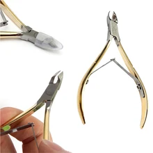 Nail Art Plier Clipper Tool Cuticle Manicure Scissor Stainless Steel Nipper Cutter for Trim Dead Skin and Hangnail M02447