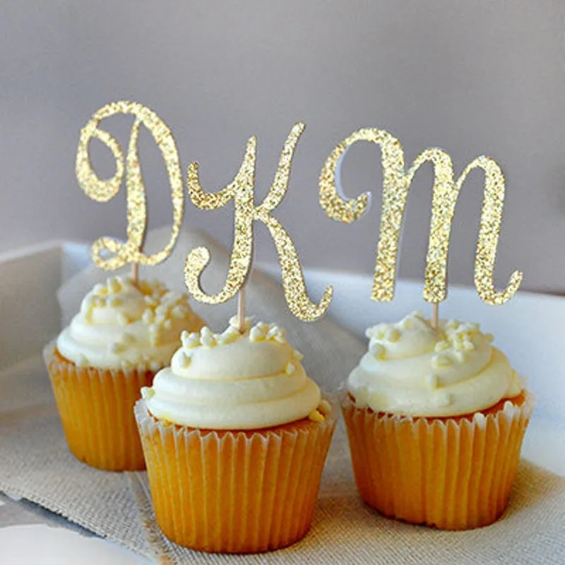 Gold Letter D Cake Toppers Gold Letter D Cake Toppers